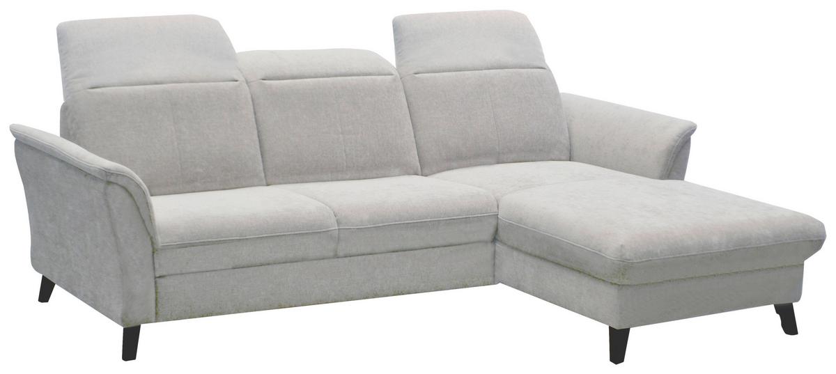 SEDACIA SÚPRAVA ROMERO - čierna/svetlosivá, Modern, kov/textil (243/91/178cm)