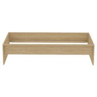 RÁM POSTELE UNIT 90 - barvy dubu, Konvenční, kompozitní dřevo (90cm) - Ondega