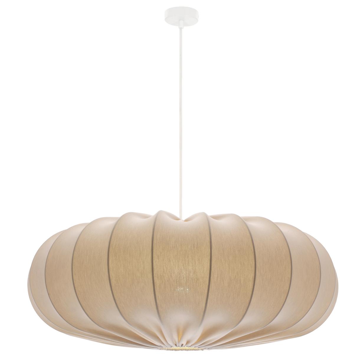 Pendelleuchte 31-39231 Caffe - Hellbraun/Weiß, KONVENTIONELL, Kunststoff/Metall (66/66/120cm)