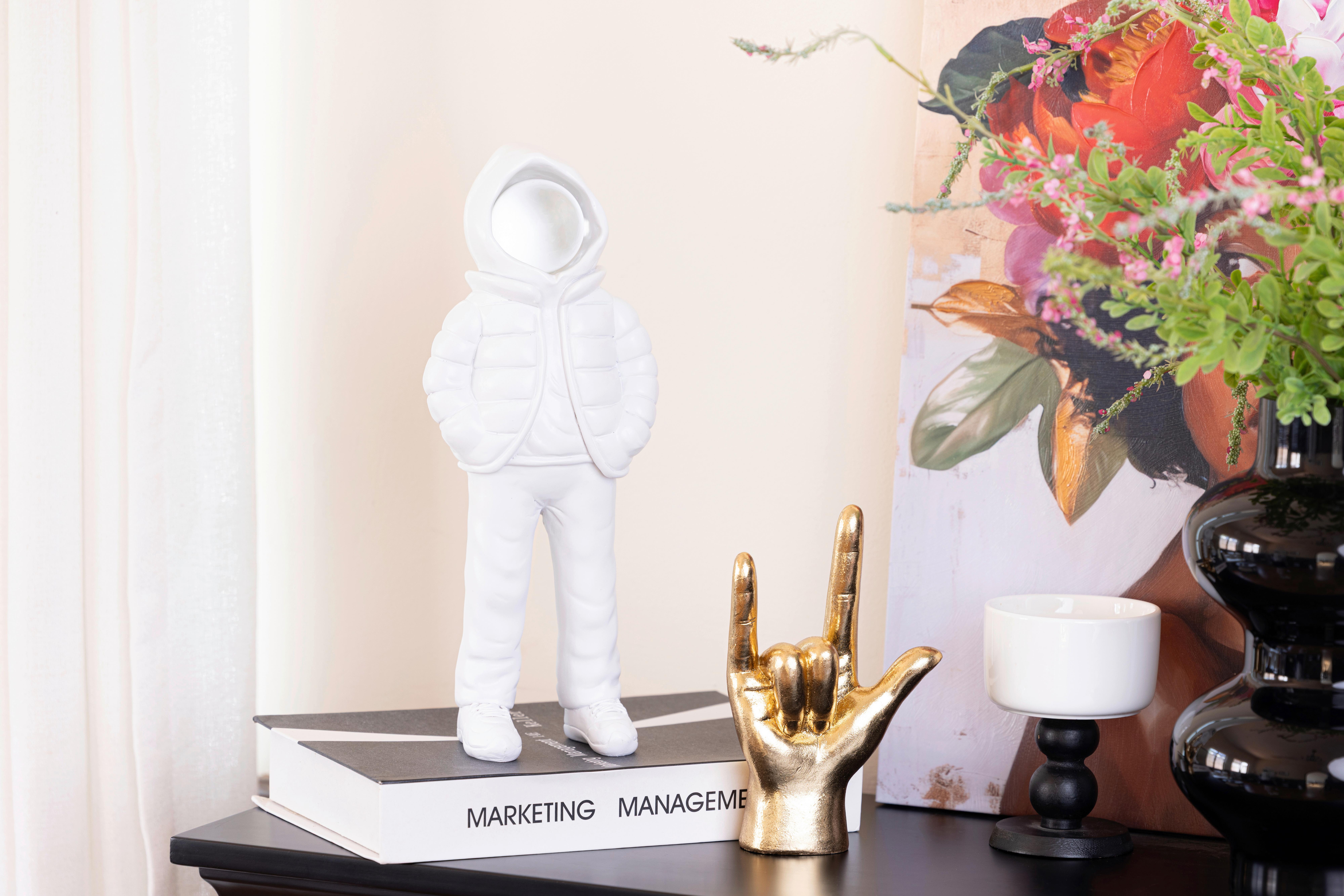 Skulptur Henry - Goldfarben, KONVENTIONELL, Kunststoff (11/6/18cm) - Luca Bessoni