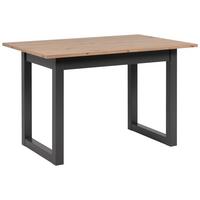 Esstisch Denver 80b - Anthrazit/Eiche Artisan, Basics, Holzwerkstoff (120/80/75cm) - MID.YOU