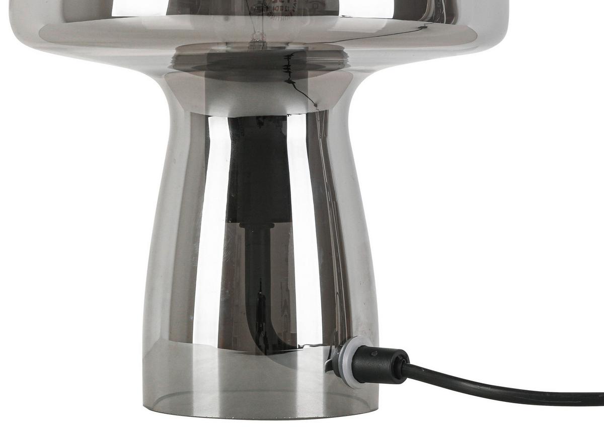 STOLNÍ LAMPA SCHWAMI - šedá/černá, Moderní, plast/sklo (18/23cm) - Modern Living