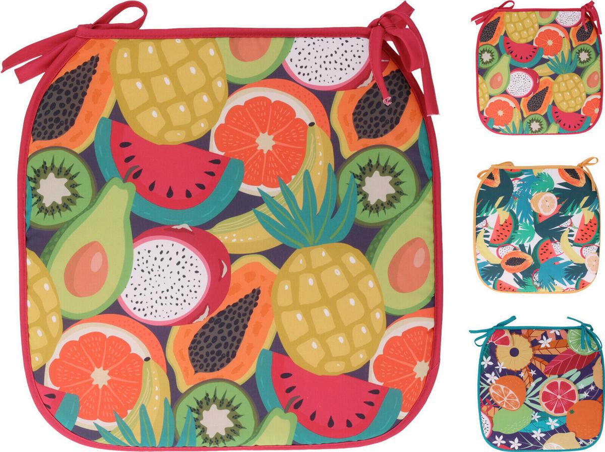 Székpárna Kb. 38/38cm - többszínű, Basics, műanyag (38/38cm)