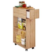 univerzálny vozík TUSAL dub sonoma - dub sonoma, Design, kov/kompozitné drevo (25/50/85cm) - MID.YOU