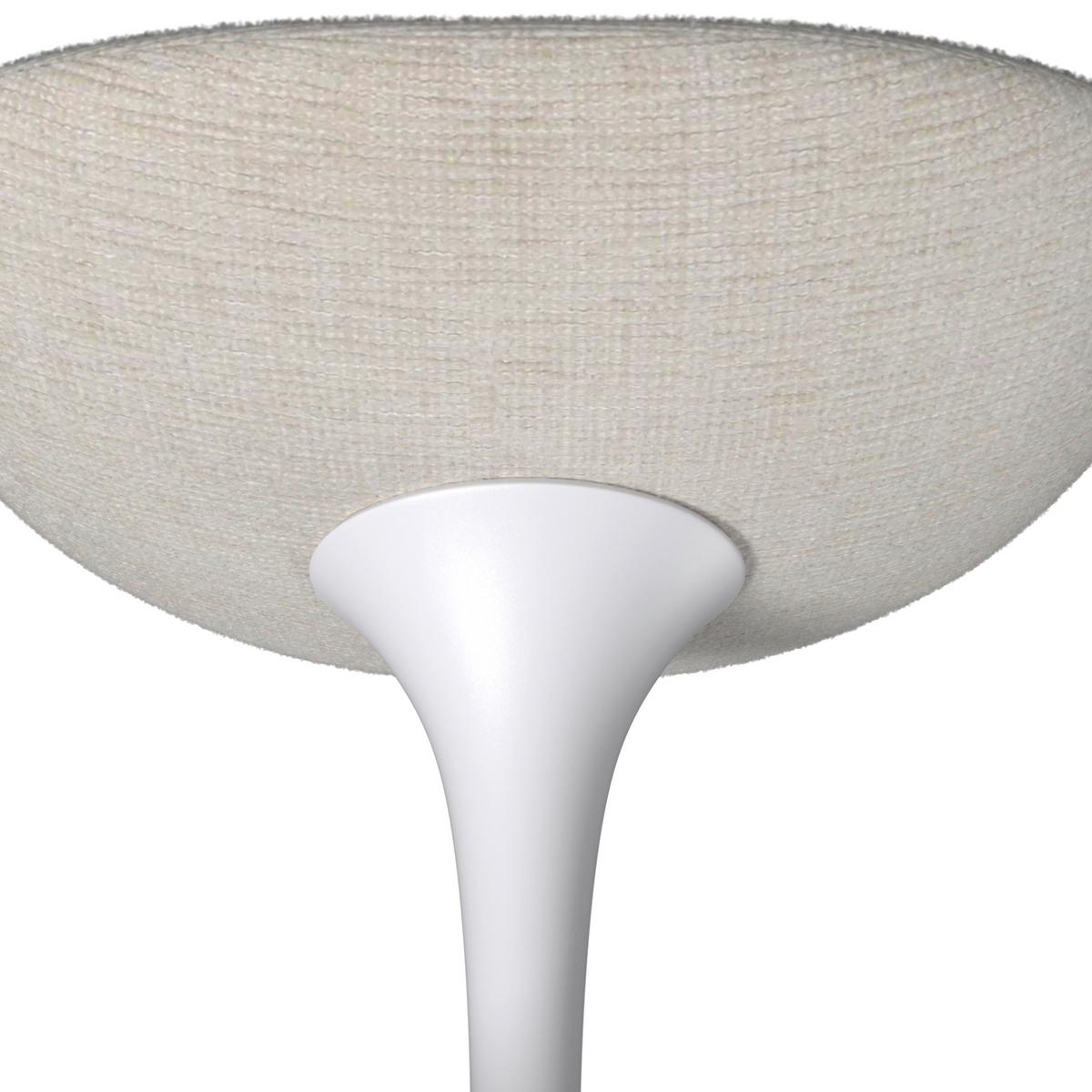 Židle Celia, bílá/béžová - bílá/béžová, Moderní, kov/textil (56/49/83cm) - Bessagi Home