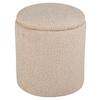 Pouf Limpen - Beige, Design, Textil (32/40/32cm) - Livetastic