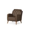 Polstersessel Leton Webstoff Braun - Hellbraun/Braun, Design, Textil (75/76/92cm) - Livetastic