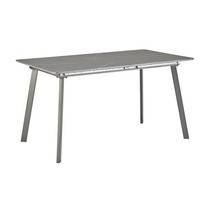 Ausziehtisch Elian Grau, B: 140-180 Cm - Schwarz/Grau, KONVENTIONELL, Holzwerkstoff/Metall (140/180/75/80cm) - MID.YOU