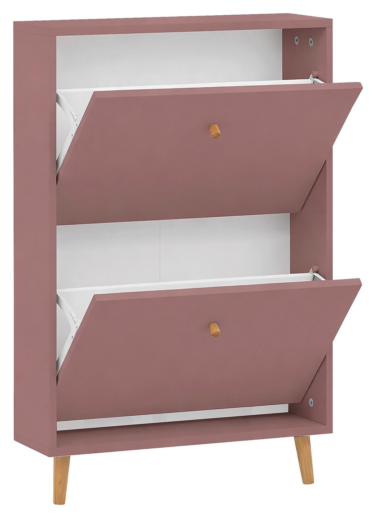 Schuhkipper Bjarne Mauve B: 59,8 Cm - Mauve, Design, Holzwerkstoff (59,8/92,2/19,55cm) - MID.YOU