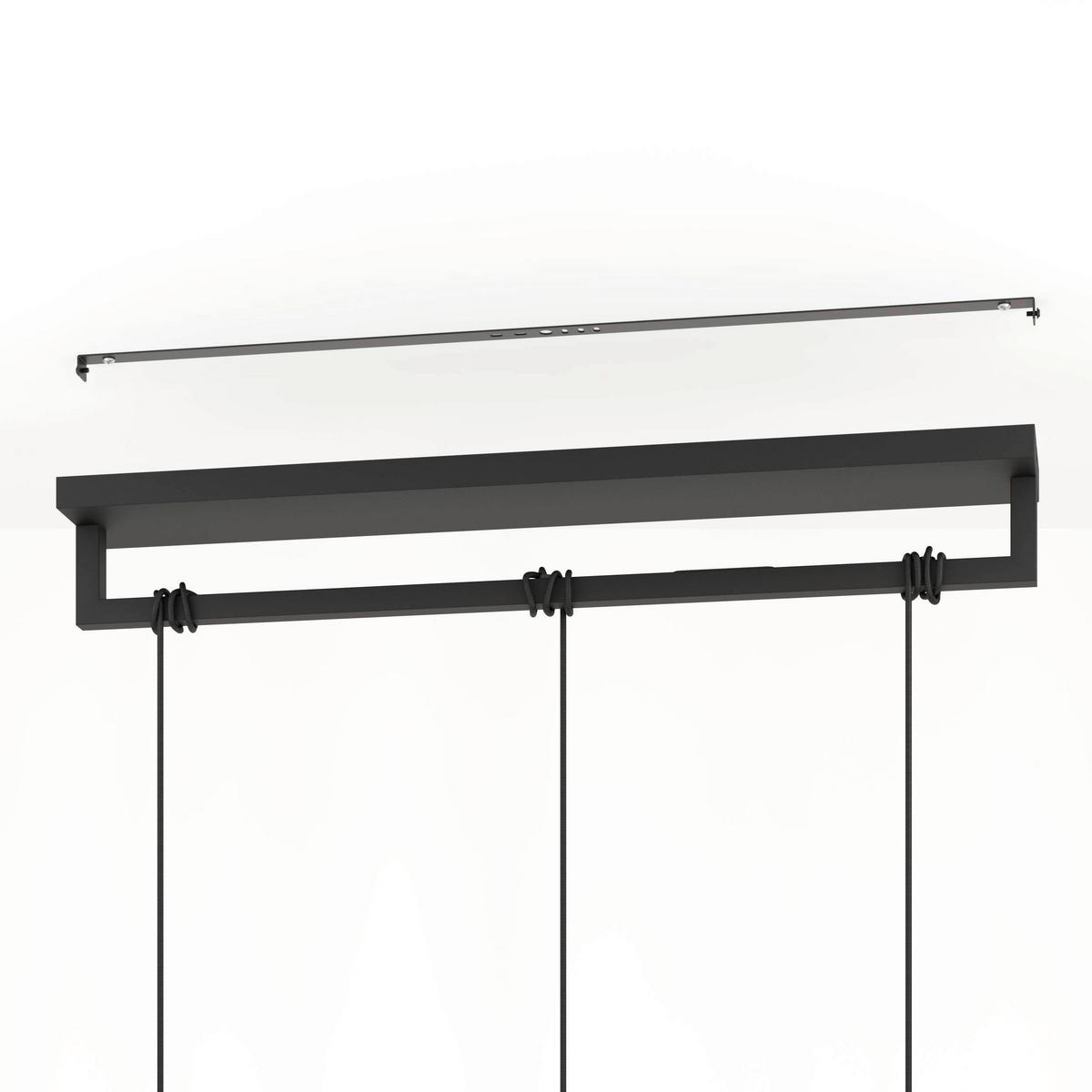 ZÁVĚSNÉ SVÍTIDLO BOGOTA - černá, Basics, kov (77/16/150cm) - Eglo