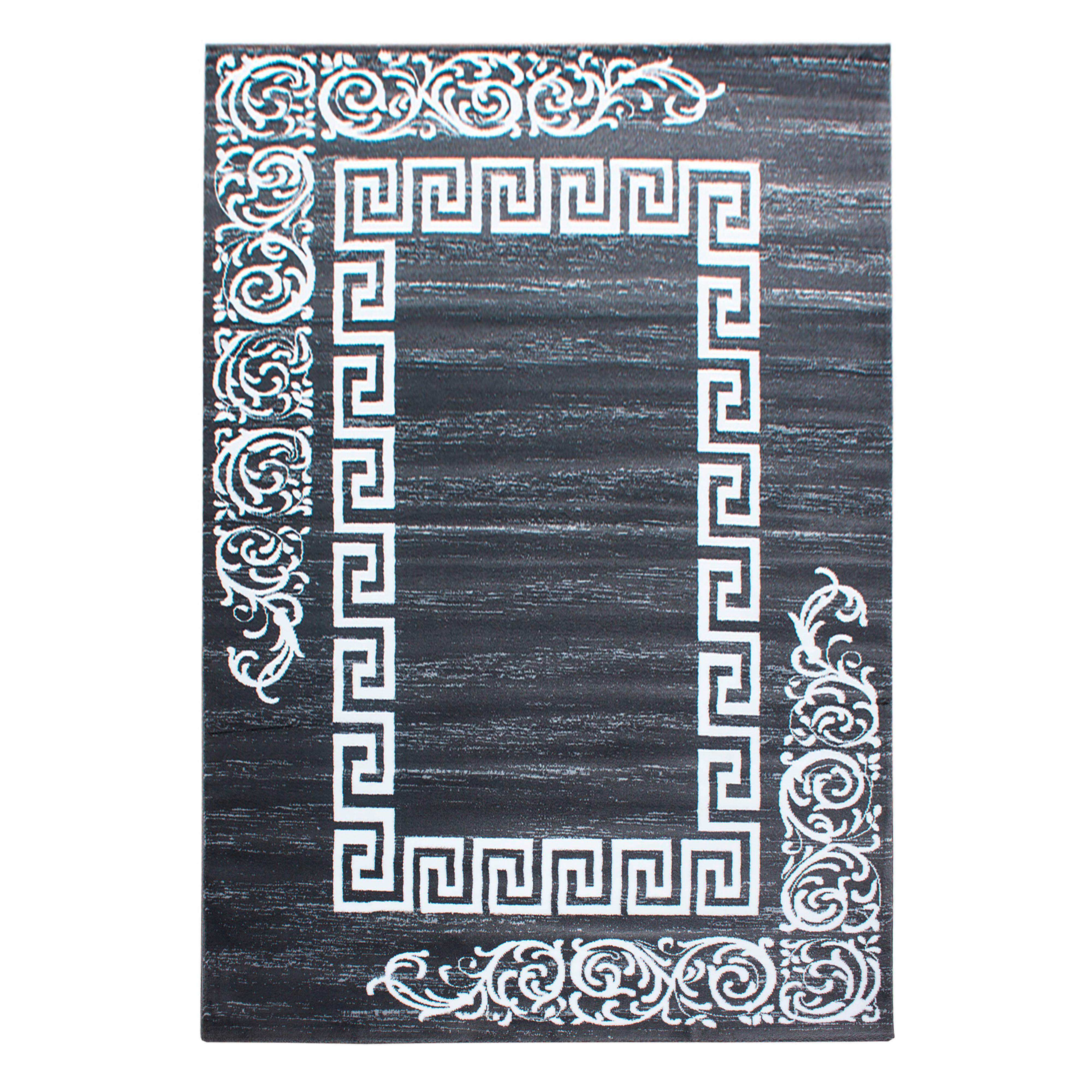 Flachwebteppich Miami - Grau, Design, Textil (240/340cm) - Novel