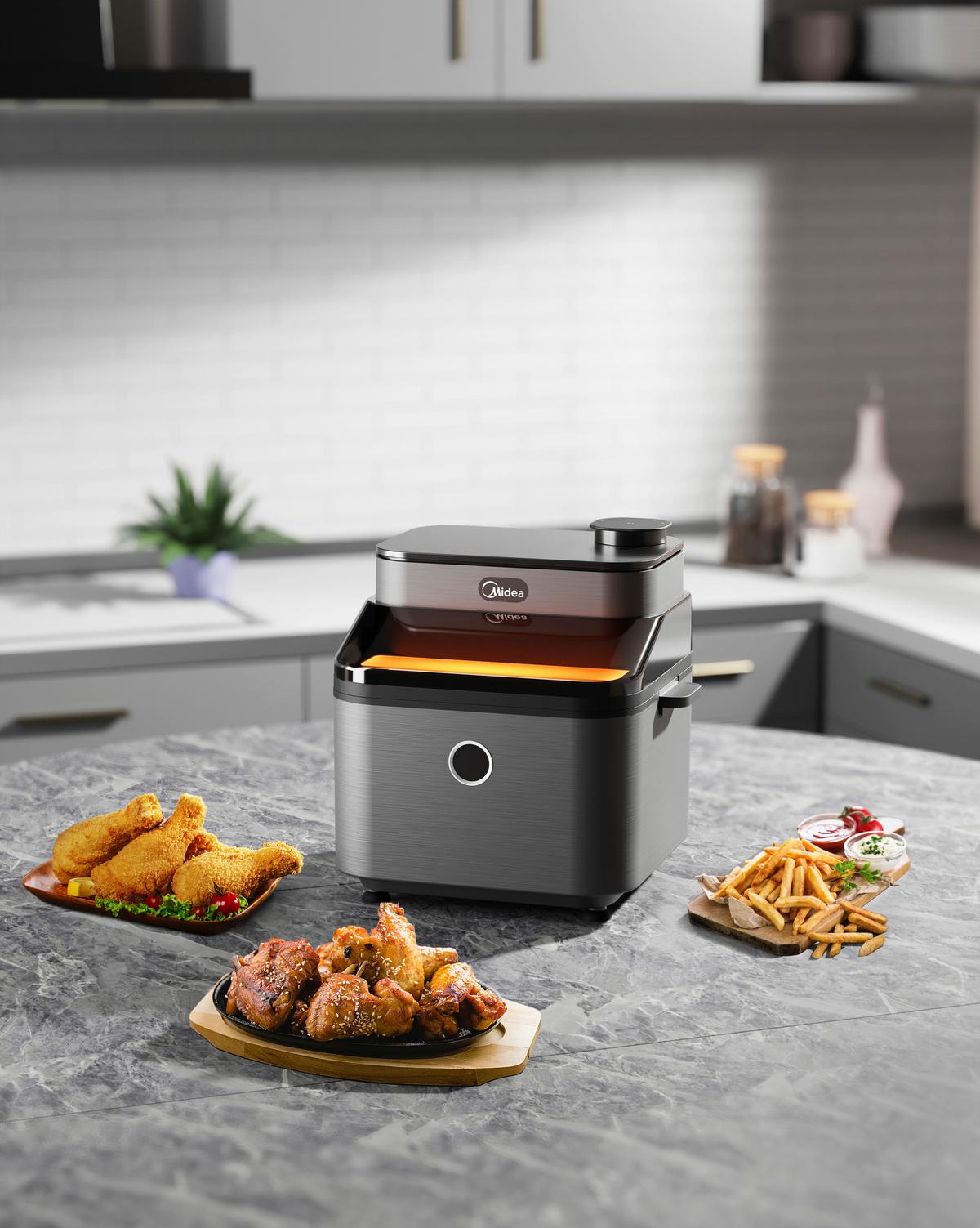 Heißluftfritteuse Air Fryer Freistehend - Basics (31,2/32/31,5cm) - Midea