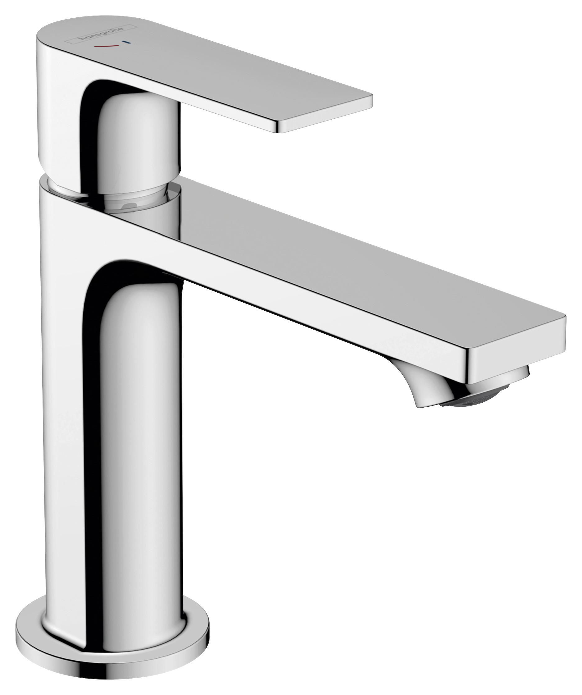 Waschtischarmatur Hg Rebris E Wtm Chrom H: 16,8 cm Flexibel