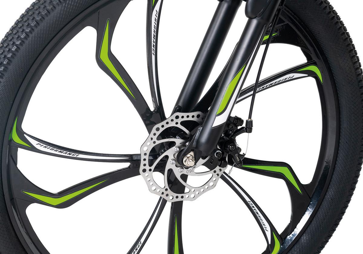 Mountainbike Hardtail 27,5 Zoll  Xplicit 21 Gänge - Schwarz/Grün, Basics, Metall (139/76/21cm) - KS Cycling