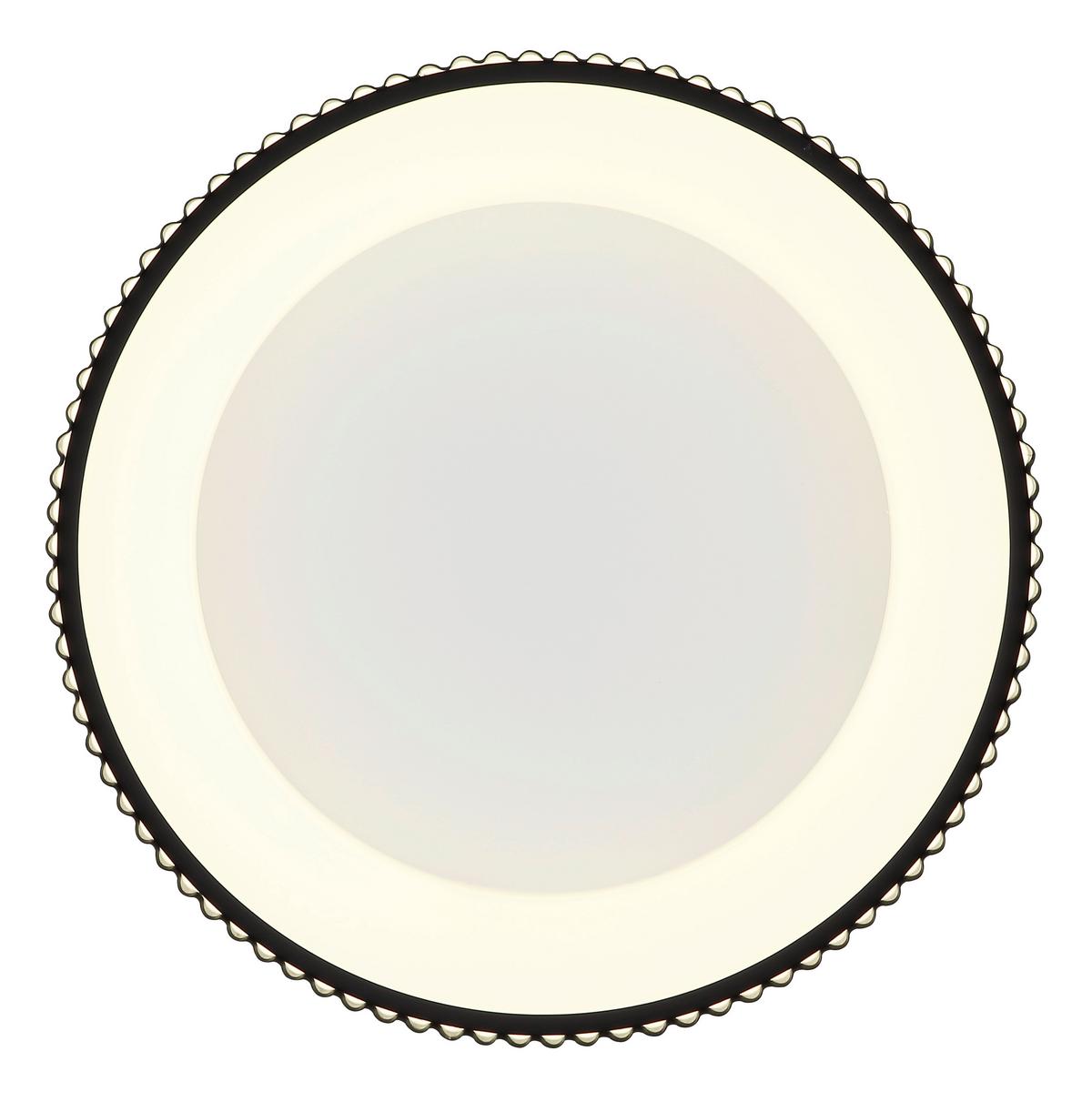 STROPNÍ LED SVÍTIDLO KEMP - bílá/černá, Basics, kov/plast (46/13cm) - Globo