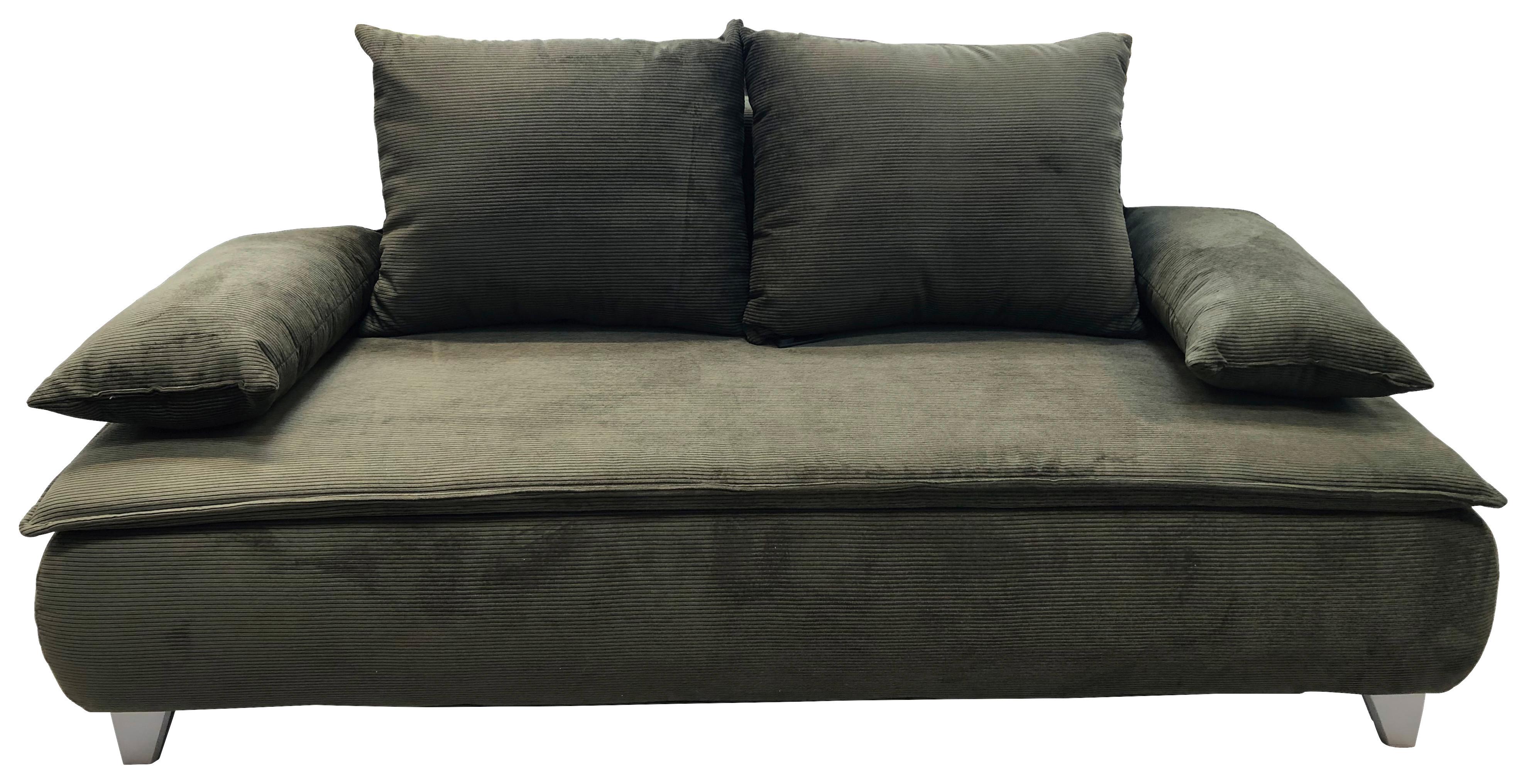 Boxspringová pohovka MONA, olivovozelený menčester - olivovozelená, Modern, textil (208/100/106cm) - Mömax