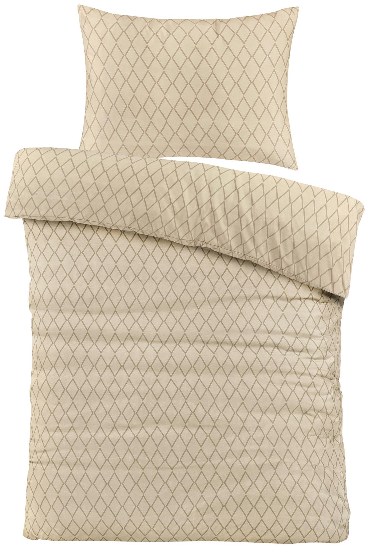 BETTWÄSCHE BOLOGNA - Sandfarben, MODERN, Textil - Luca Bessoni