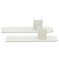 BOČNÝ KRYT AMELIE - biela, plast (8.3/2.2/1.7cm) - Modern Living