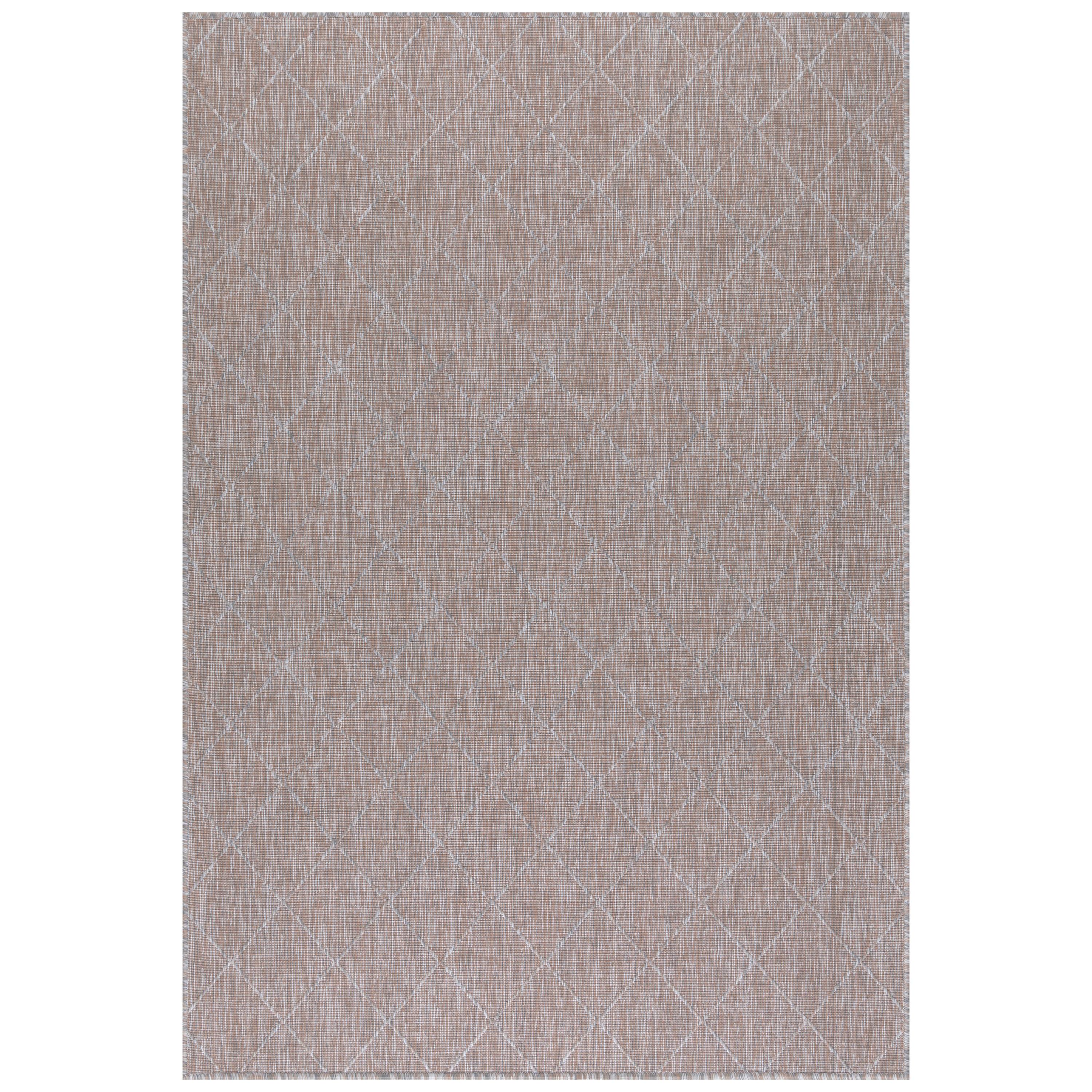 Outdoorteppich Zagora - Beige/Grau, Basics, Textil (80/150cm) - Novel