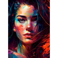 Dekopaneel Natalie - Multicolor/Naturfarben, KONVENTIONELL, Holzwerkstoff (50/70cm) - James Wood