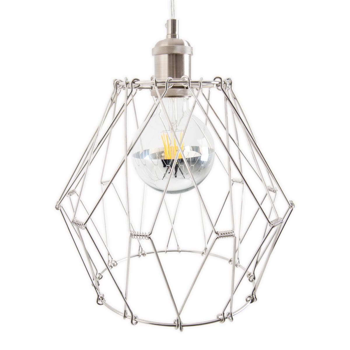 Hängeleuchte Fyn H: 100 Cm 1-Flammig, Silberfarben - Silberfarben, Design, Metall (40/100cm) - Näve