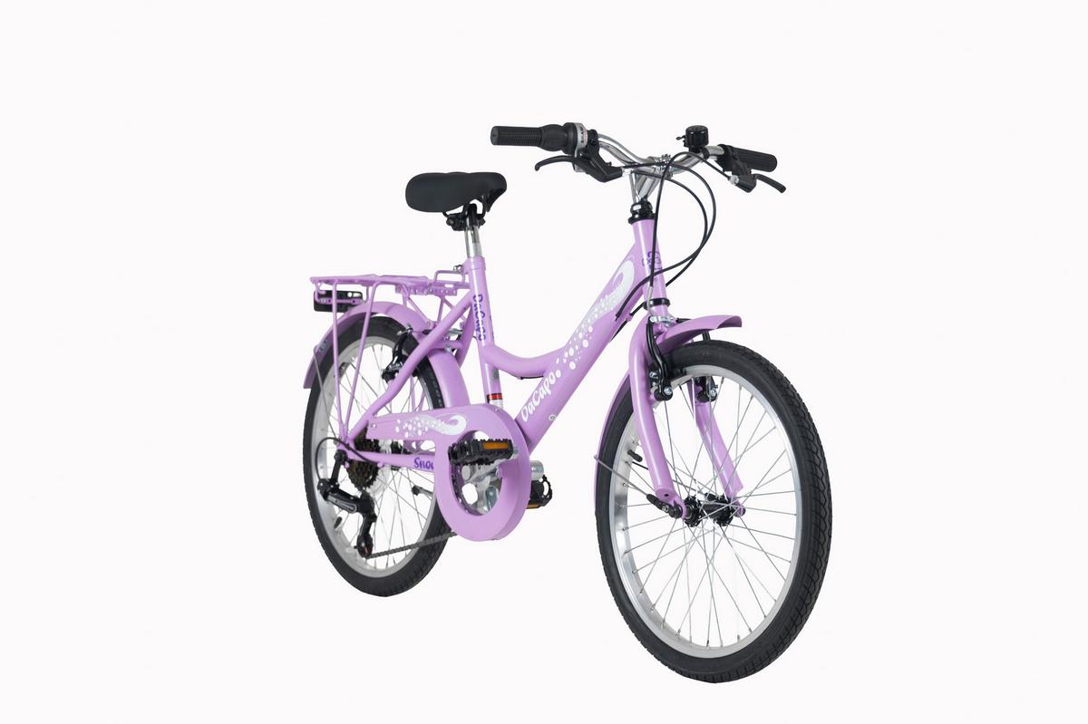 Kinderfahrrad 20 Zoll DaCapo blau - Lila, Basics, Metall (25/140/60cm)