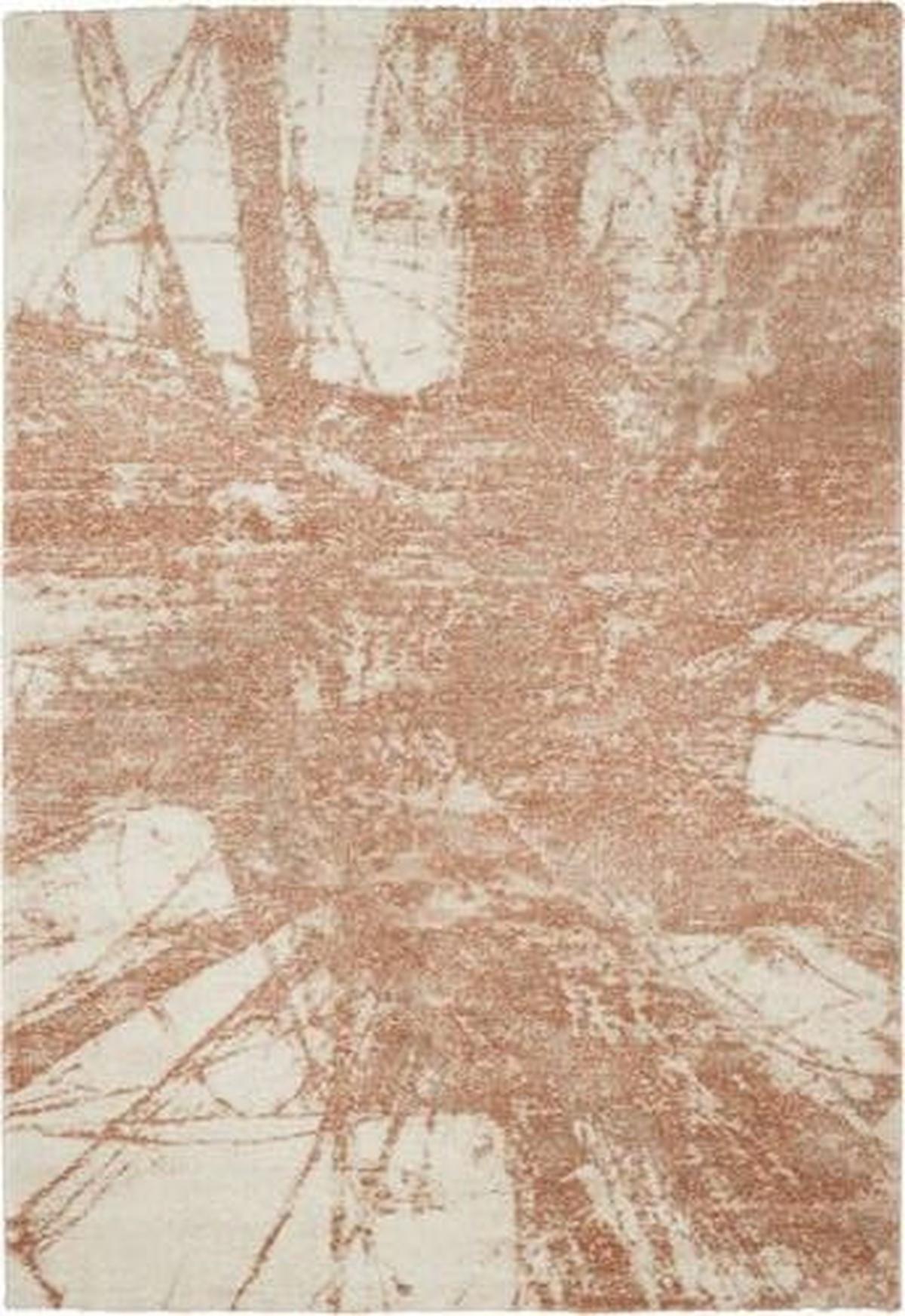 Webteppich My Bologna - Cognac/Creme, LIFESTYLE, Textil (140/200cm) - Obsession