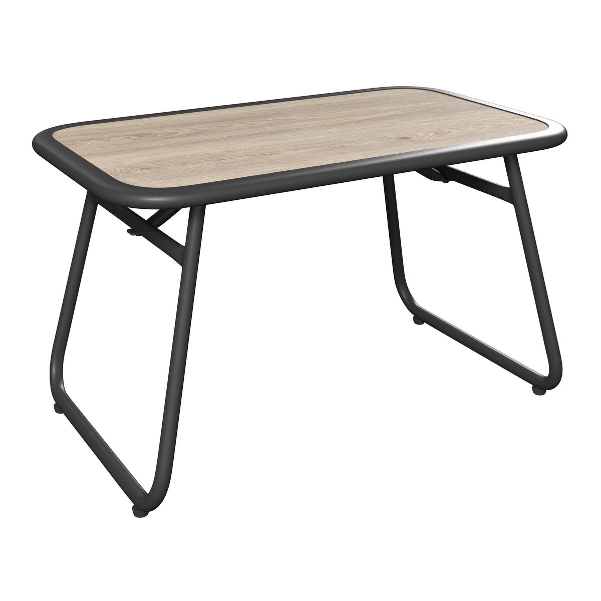 Loungegarnitur Mailand - Dunkelgrau/Hellgrau, MODERN, Kunststoff/Textil - Beldano