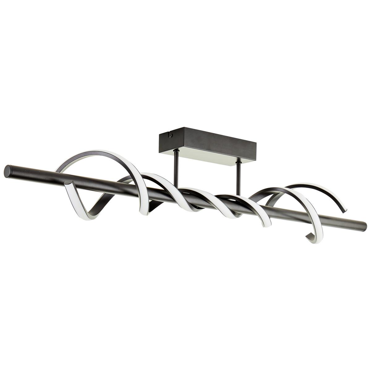 Led-deckenleuchte G99817/06 Amalie - Schwarz, Design, Kunststoff/Metall (95,5/20/18cm) - Brilliant