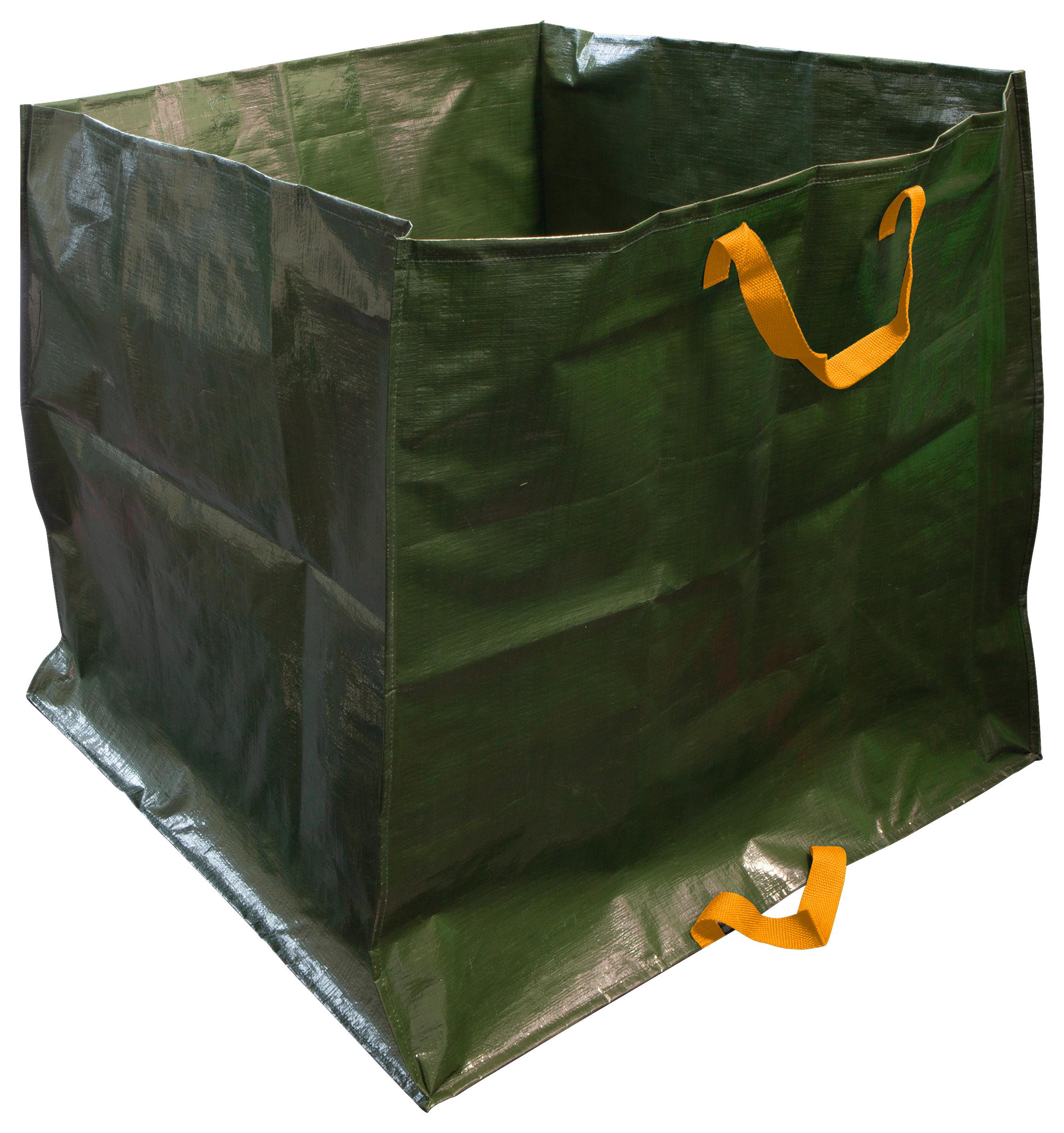 Gartenabfallsack 400 L Faltbar Kunststoff 75x75x70 cm Grün - Grün, Basics (400l)