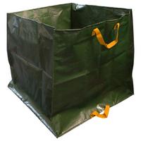 Gartenabfallsack 400 L Faltbar Kunststoff 75x75x70 cm Grün - Grün, Basics (400l)