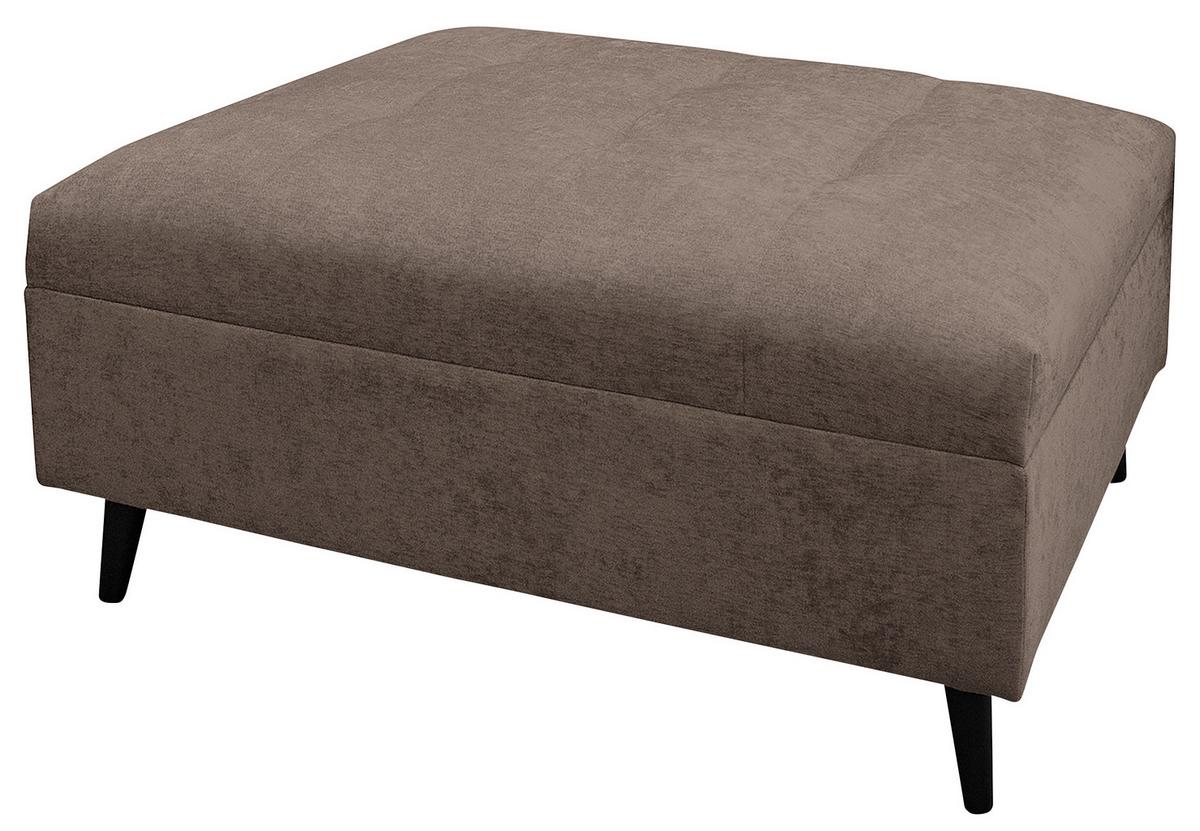 Ecksofa Pruno, Braun S: 174x247 Cm - Schwarz/Braun, Design, Textil (174/247cm) - MID.YOU