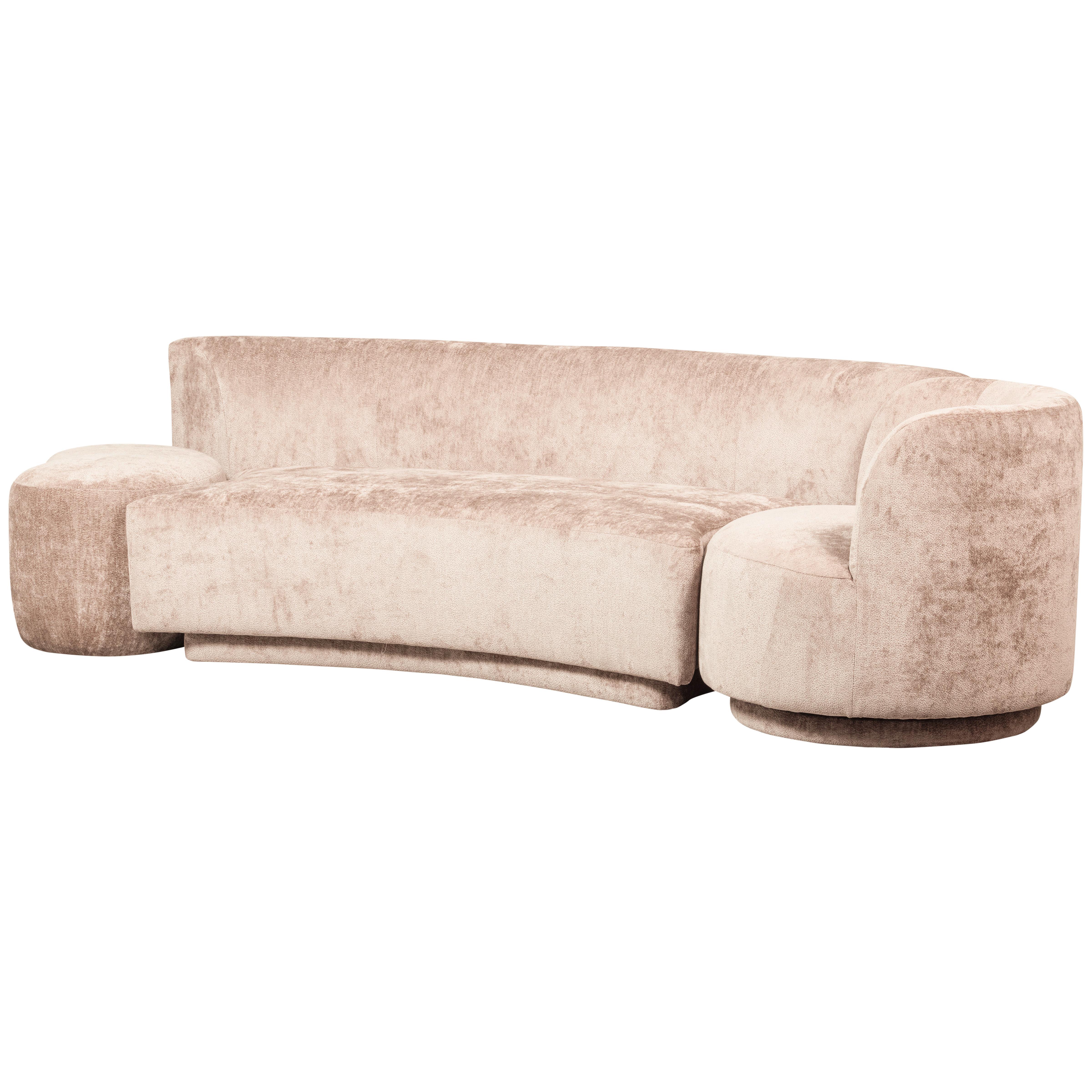 Bigsofa Popular Naturfarben B: 270 Cm - Naturfarben, Design, Textil (270/72/97cm) - Livetastic