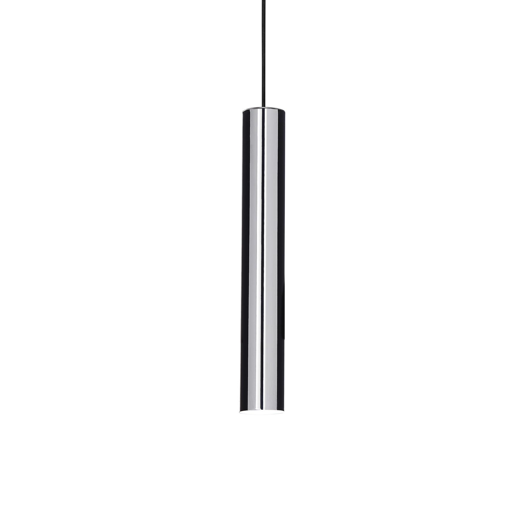 Hängeleuchte Look H: 56-140 cm 1-Flammig, Zylinderform