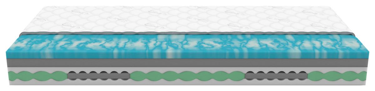 Kaltschaummatratze Valli 120x200 cm H2 H: 24 cm - Weiß, Textil (120/200cm) - Primatex Deluxe