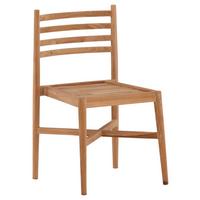 Gartensessel Stapelbar Kenya Teakholz - Teakfarben, KONVENTIONELL, Holz (50/81/52cm) - Gardenson