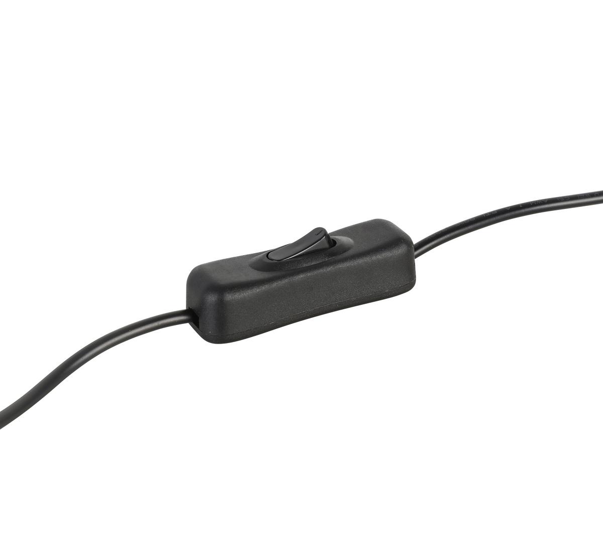 Stolná LED lampa GUMO, P/V: 15/47cm - čierna/zlatá, Modern, kov (15/47cm) - Mömax