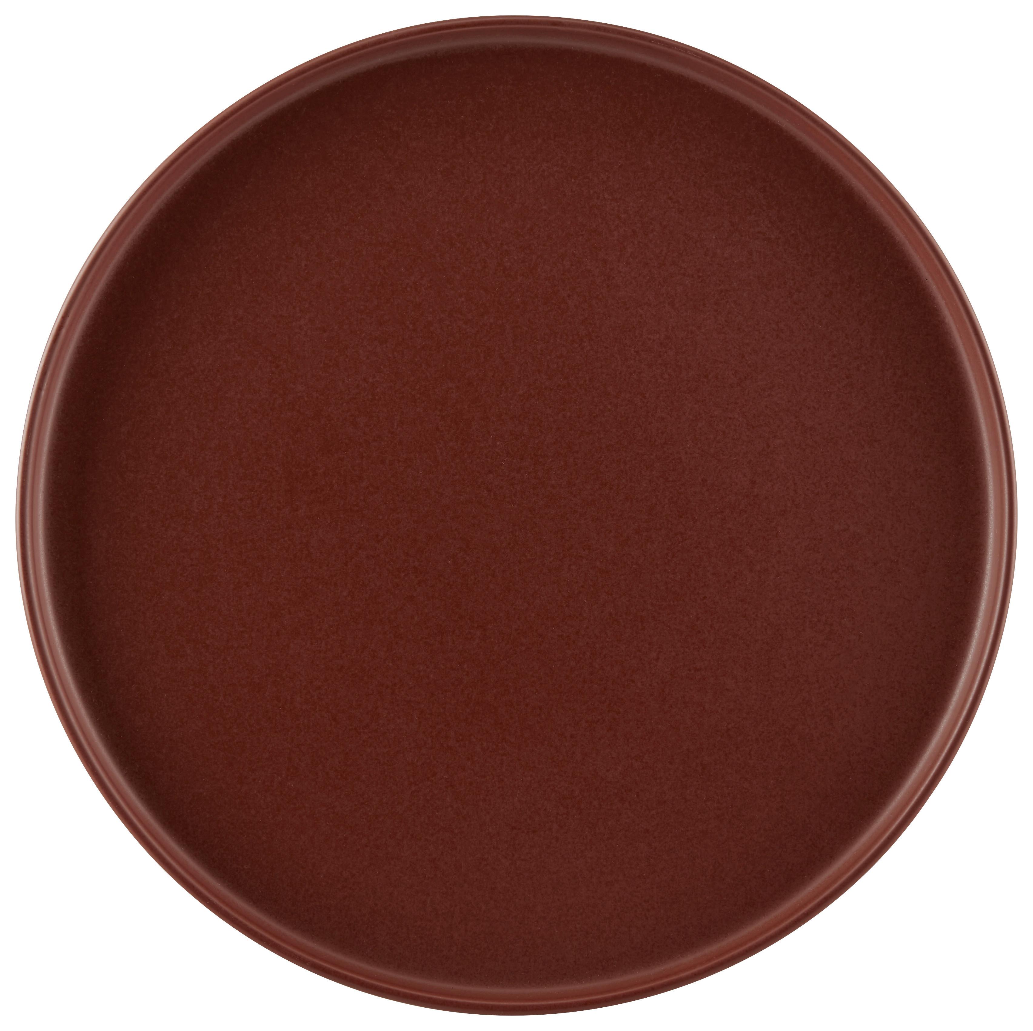Speiseteller Keramik Rotbraun Mantenga Ca. 25,5 Cm - Rotbraun, MODERN, Keramik (25,5cm) - James Wood