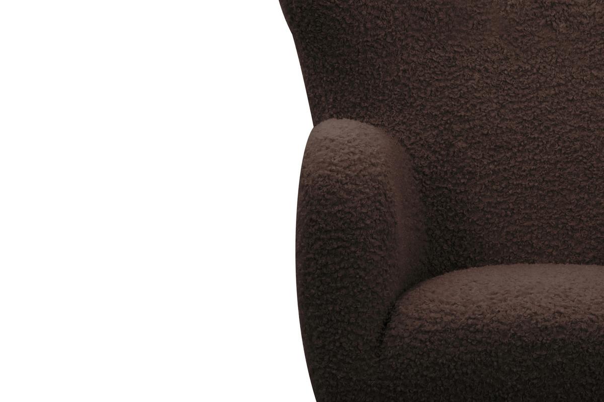 Sesselset Savoy Braun B: 90 Cm - Kastanienfarben/Braun, Design, Holz/Textil (90/98/88cm) - Livetastic