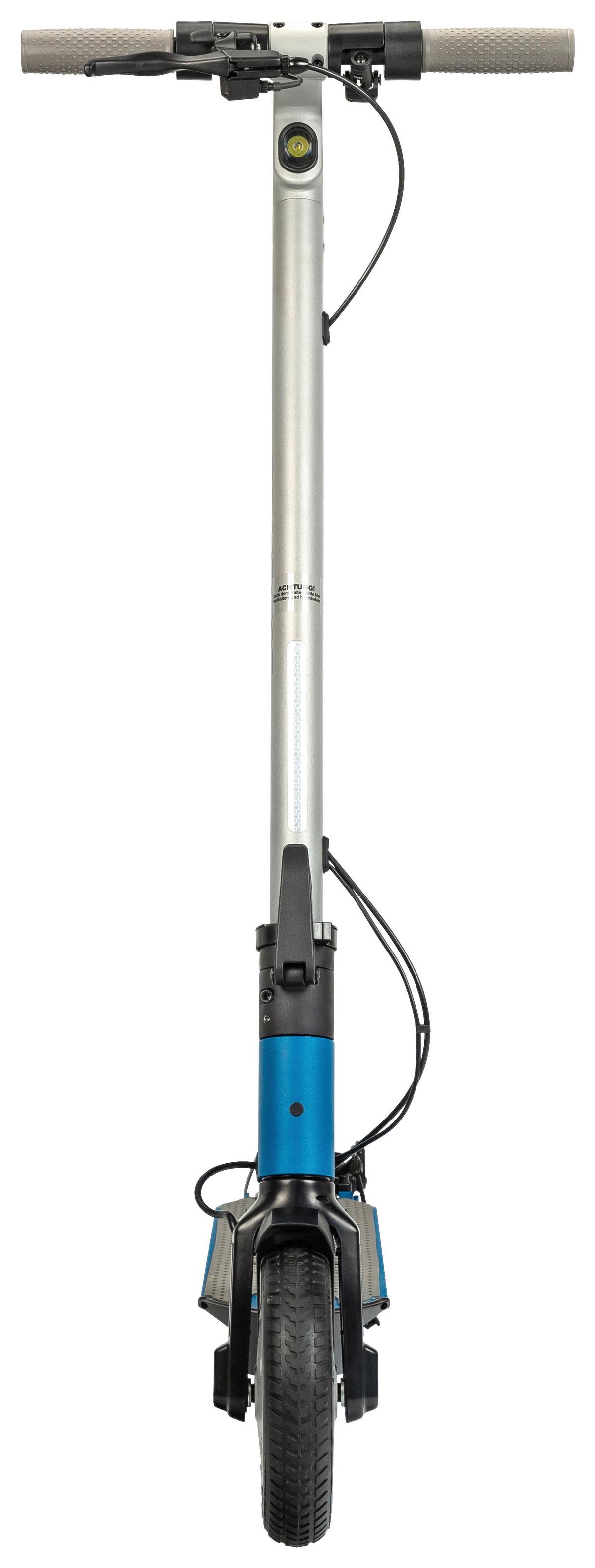 E-Scooter Grundig inkl. Digitaler Tachoanzeige - Blau/Grau, Basics, Kunststoff/Metall (116/43/114,5cm) - Grundig