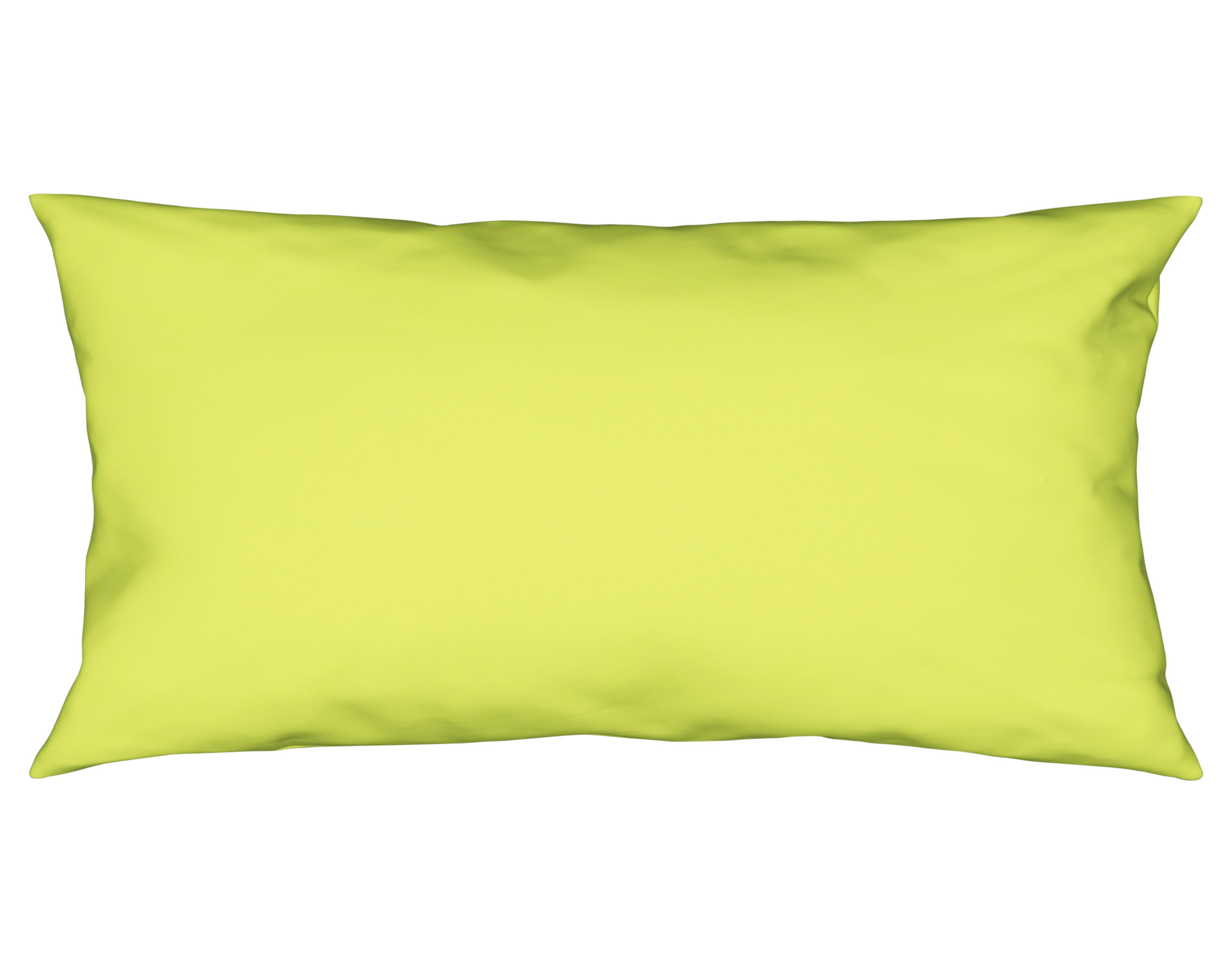 Kissenhülle Vicky 40x80 cm Jersey Grün + Reißverschluss - Grün, KONVENTIONELL, Textil (40/80cm) - Ondega