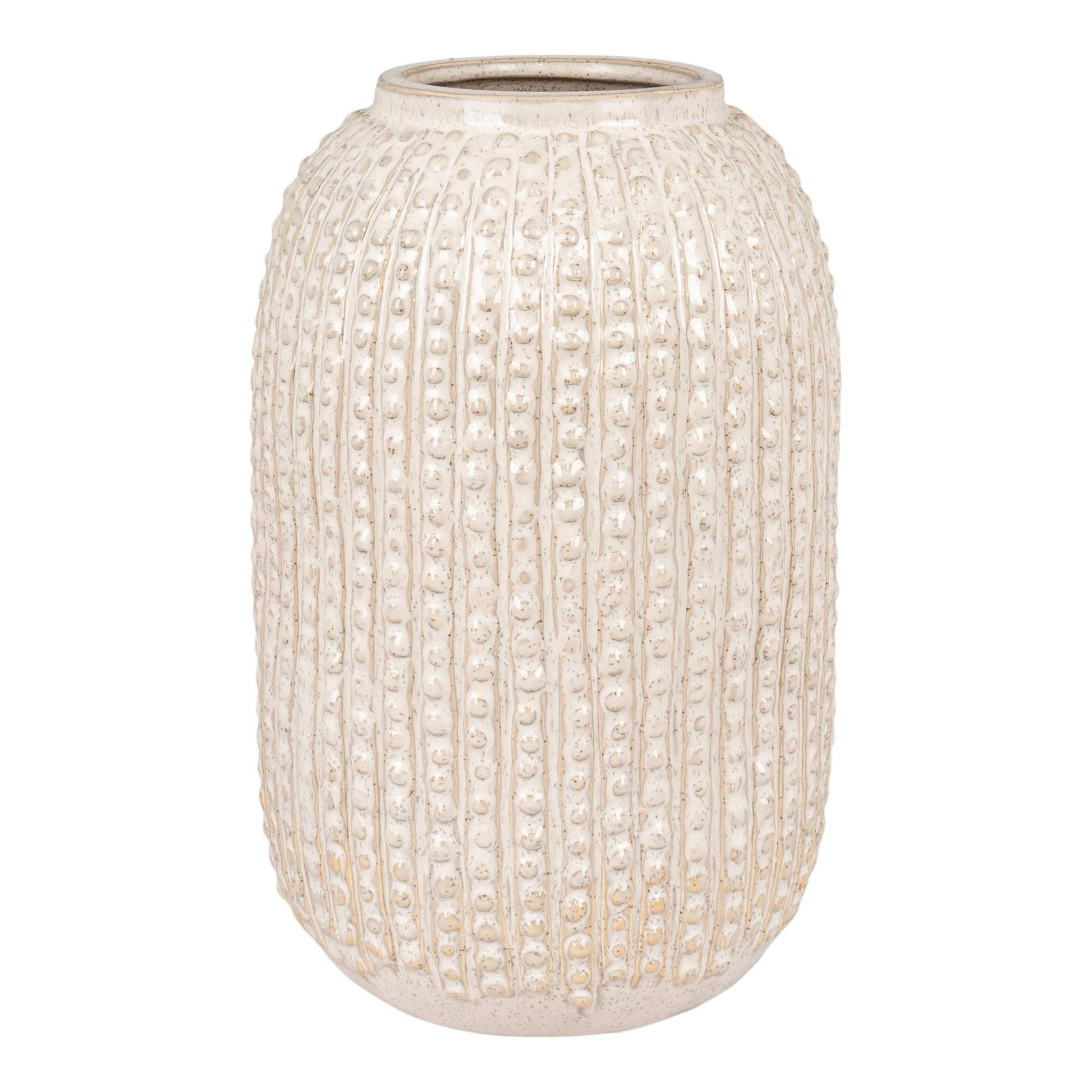 Vase Beige B: 16 Cm