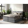 Boxspringbett Mit Bettkasten 180x200 Cm Castel V - Anthrazit/Schwarz, MODERN, Holz/Holzwerkstoff (180/200cm) - MID.YOU