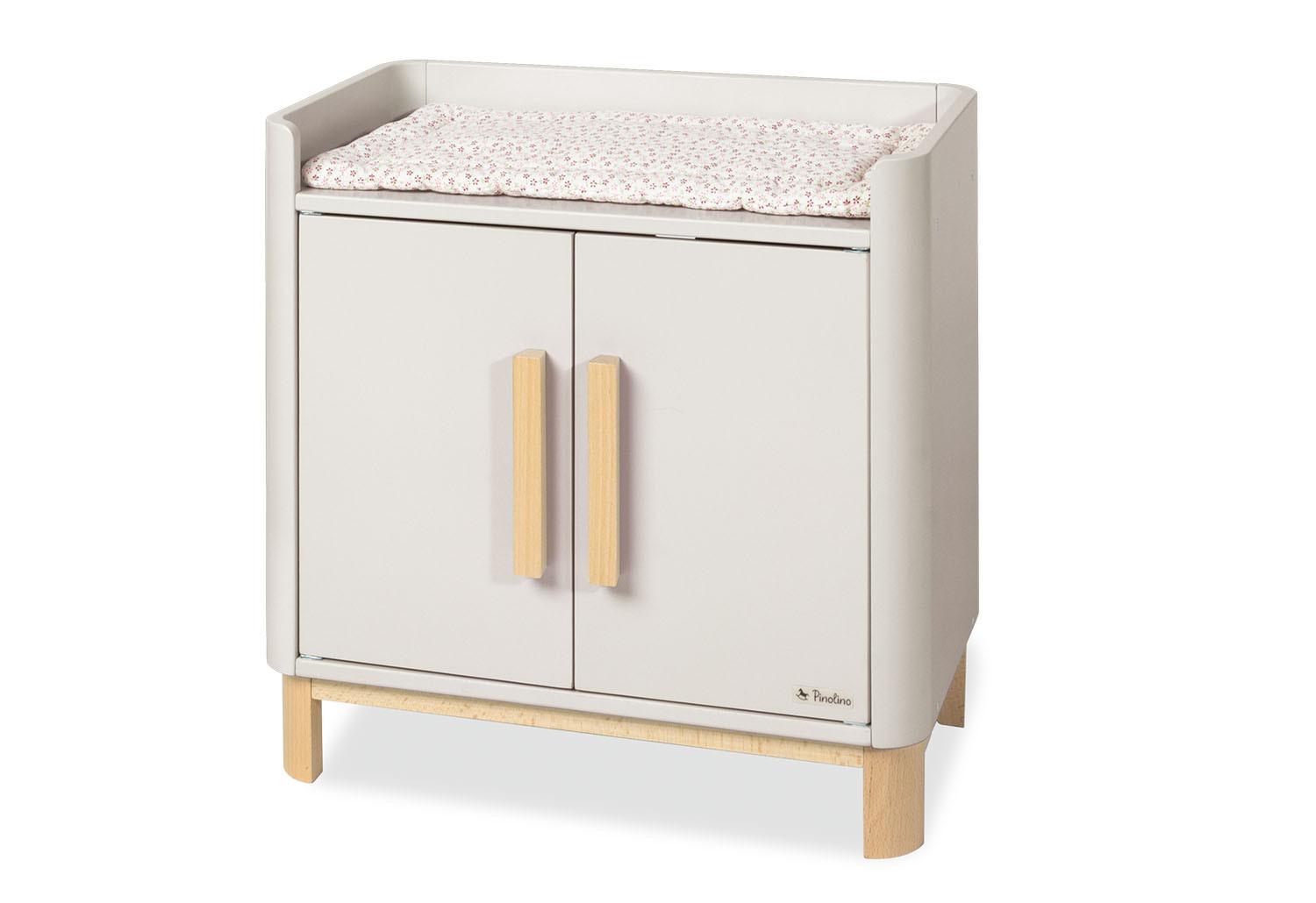 Puppenwickelkommode Buche LxBxH: 47x31x47 cm - Beige/Naturfarben, Basics, Holz (47/31/47cm) - Pinolino
