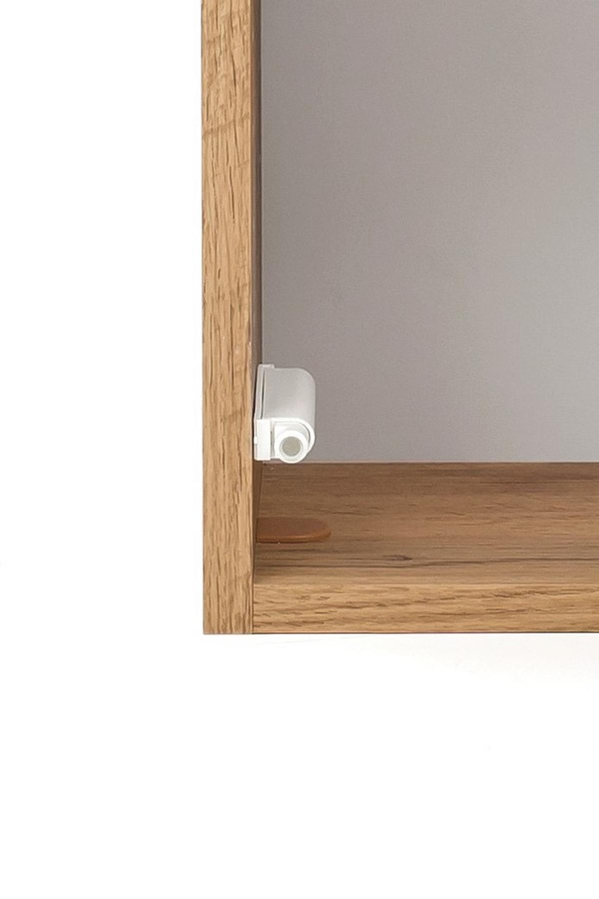 Hängeschrank Kopenhagen B: 40 cm Weiß/Eiche Dekor - Eichefarben/Weiß, KONVENTIONELL, Holzwerkstoff (40/64/20cm) - Held