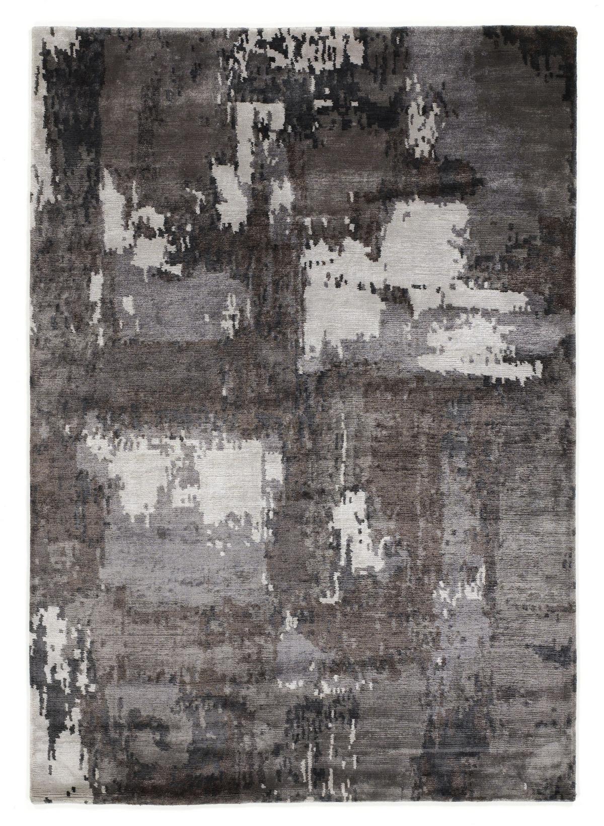 Orientalischer Webteppich Grau Angeles Rund Ø 170 cm - Grau, Design, Textil (170cm) - Musterring