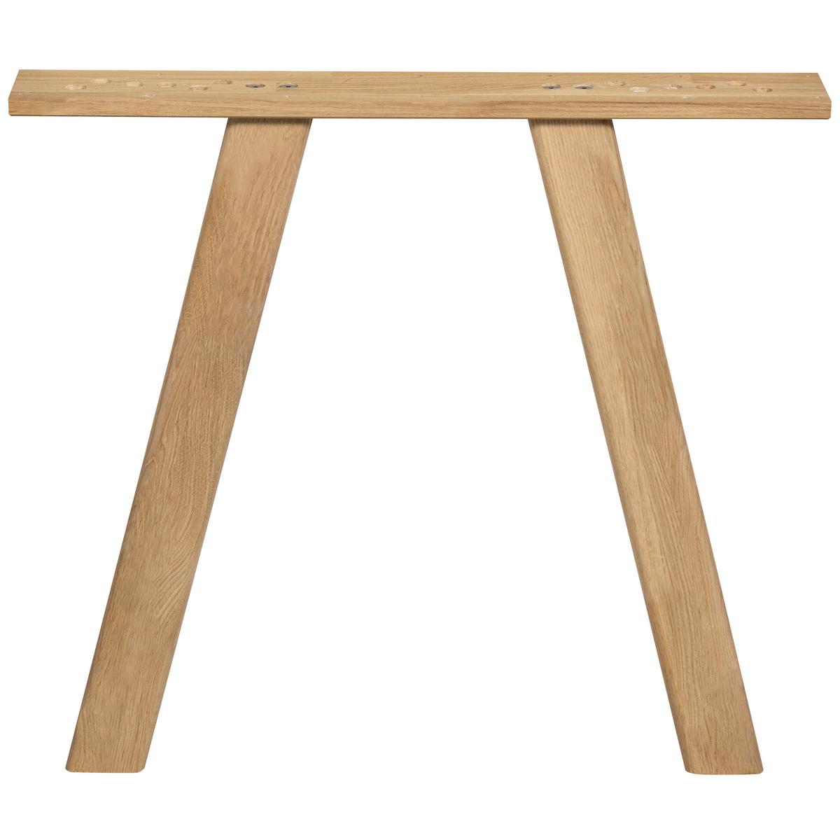 TISCHGESTELL Tablo Eichefarben B: 79cm - Eichefarben, MODERN, Holz (79/73/11cm) - Livetastic