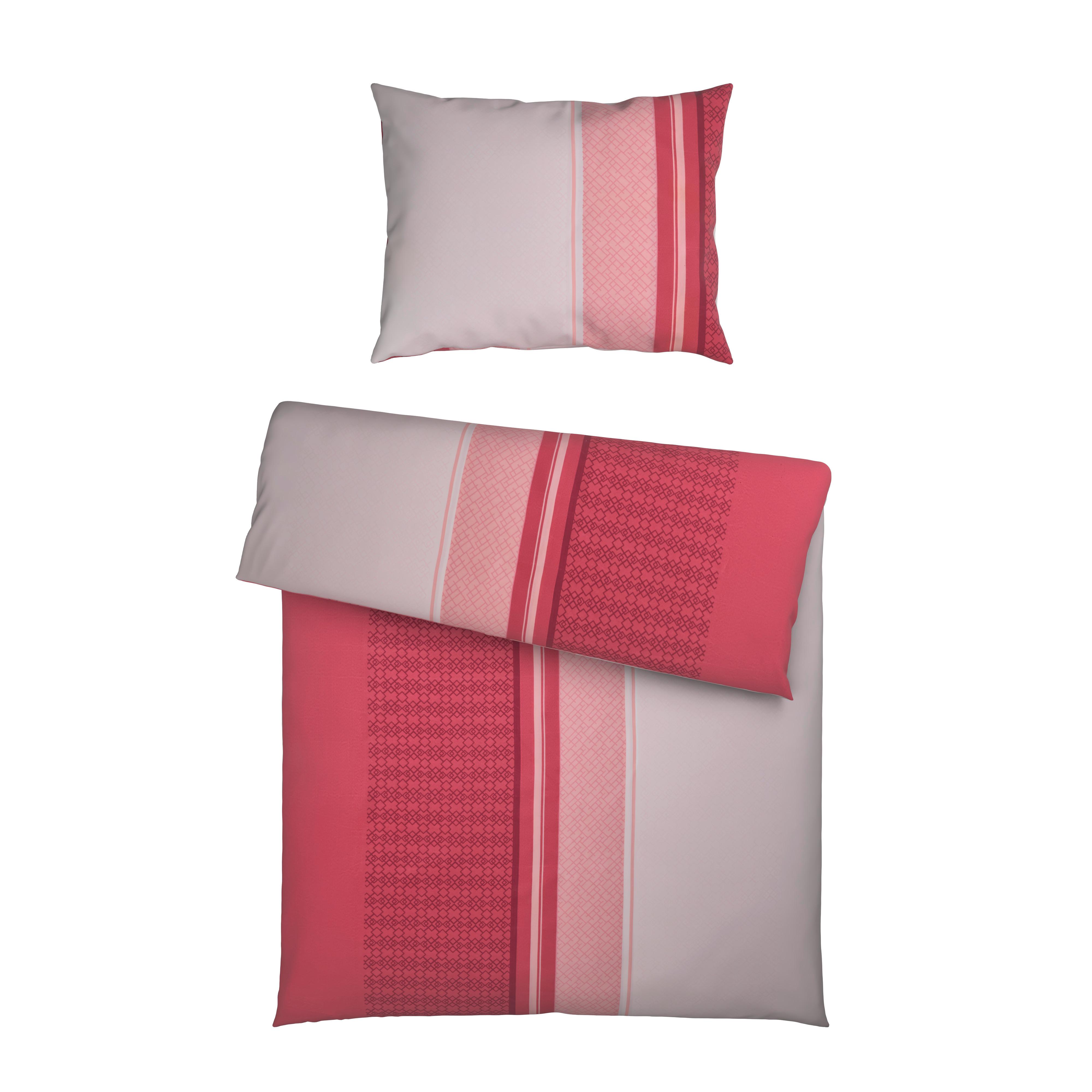 POSTEĽNÁ BIELIZEŇ MATHEA -BASED- - bobuľová, textil (140/200cm) - Based