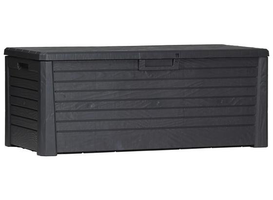 Kissenbox Wasserdicht Woody 148x72x60cm, 550l Anthrazit - Anthrazit, MODERN, Kunststoff (148/72/60cm) Kissenbox Wasserdicht Woody 148x72x60cm, 550l Anthrazit - Anthrazit, MODERN, Kunststoff (148/72/60cm)