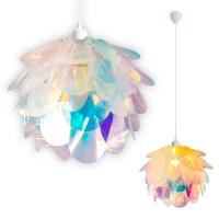 Hängeleuchte H: 31 Cm 1-Flammig Mit Bunten Blättern - Multicolor, Design, Kunststoff/Metall (41/31cm) - Näve